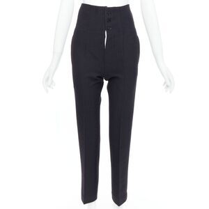 Joseph Wool Blend Crepe Pinstripe Pants